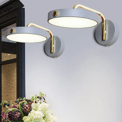 Modern Light Luxury Nordic Pie-shaped LED Wall Sconce Lamp
