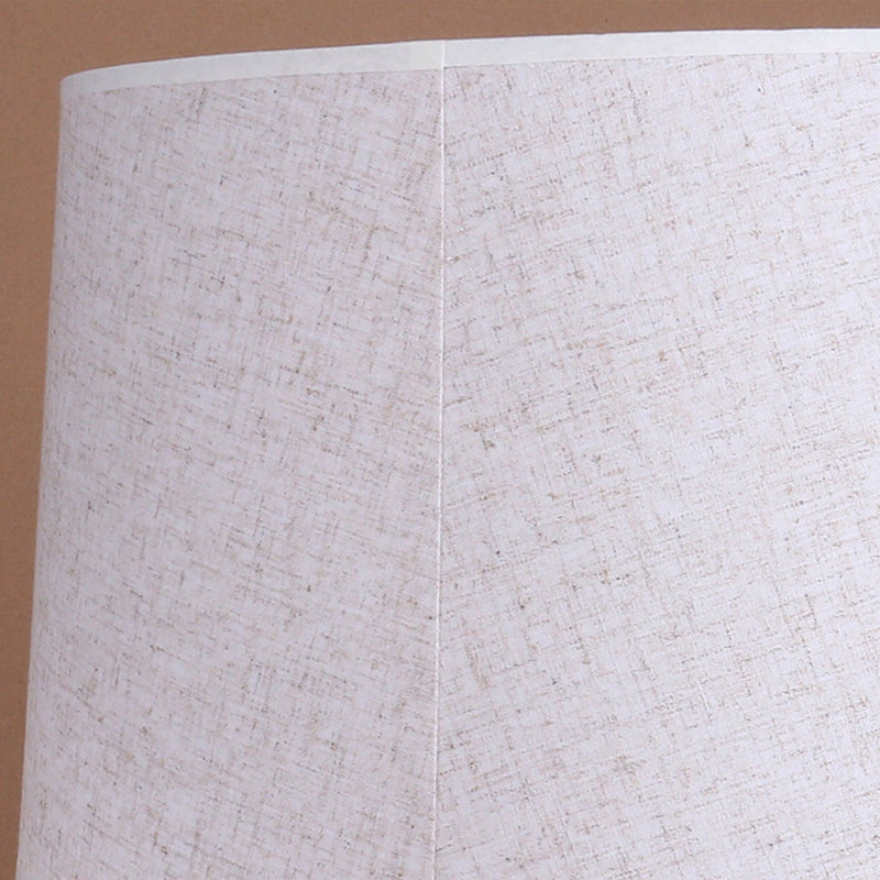 Vintage Country Fabric Doing Old Solid Wood Base 1-Light Table Lamp