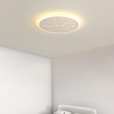 Modern Creative Dipper Round LED Flush Mount Ceiling Light