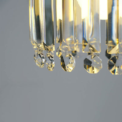 Nordic Light Luxus-Kristall-Zylinderkuppel 1/2/3-Licht-Kronleuchter