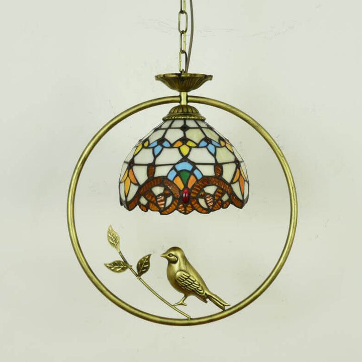Tiffany Dôme Rustique Vitrail Design d&