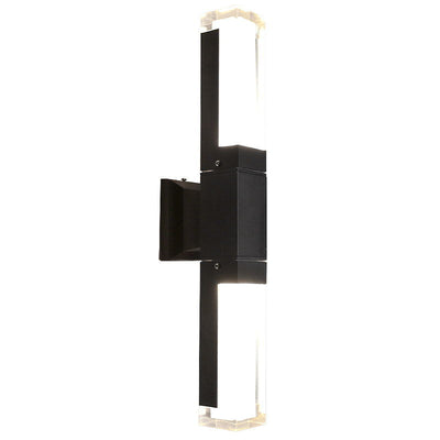 Outdoor Modern Waterproof Rectangular Column LED Wall Sconce Lamp