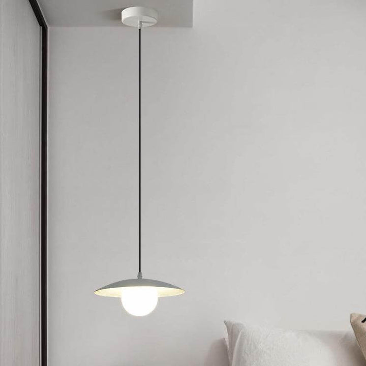 Candelabro de isla de 3 luces de hierro y vidrio blanco puro minimalista moderno 
