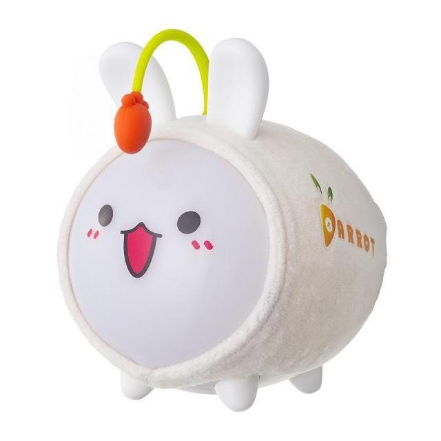 Modern Creative Plush Doll Rabbit Colorful Remote Control Pat Night Light Table Lamp