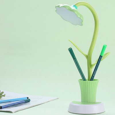 Creative Sun Flower Pen Holder Design LED Table Lamp