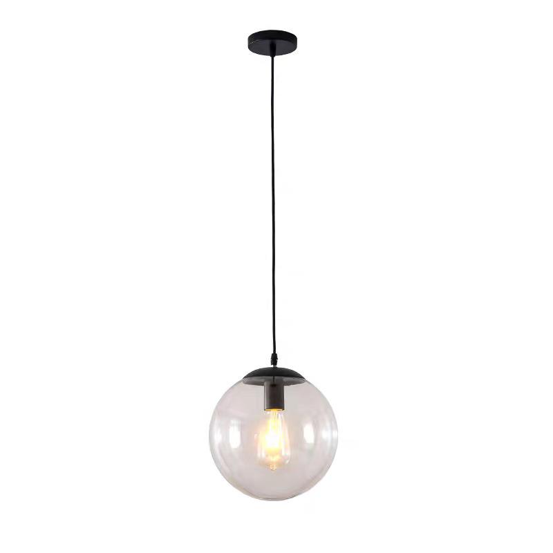 Nordic Modern Minimalist Creative Bubble Transparent 1-Light Pendant Light