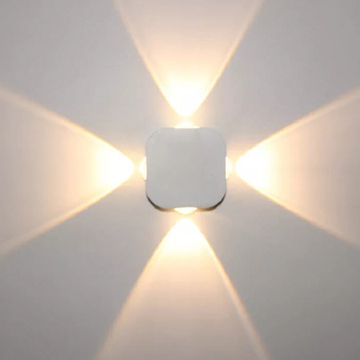 Simple Waterproof Square Lighting LED Outdoor Wall Sconce Lamp