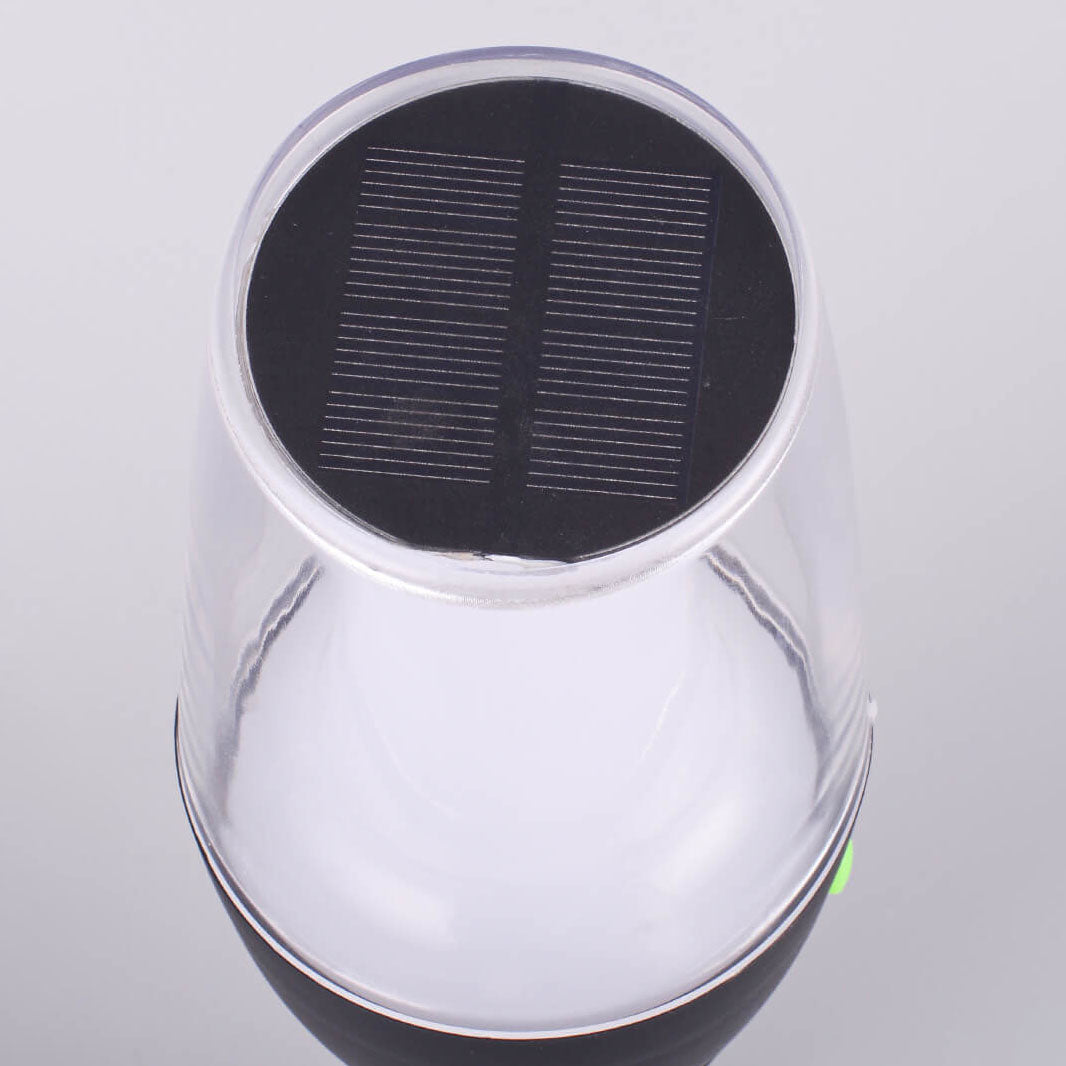 Modern Minimalist ABS PC Solar Outdoor Torch Design Waterproof LED Patio Lawn Ground Insert Landscape Light