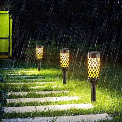 Solar Column Lawn Garden Decorative LED Path Lamp