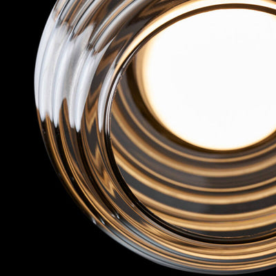 Modern Minimalist LED Glass Pendant Light
