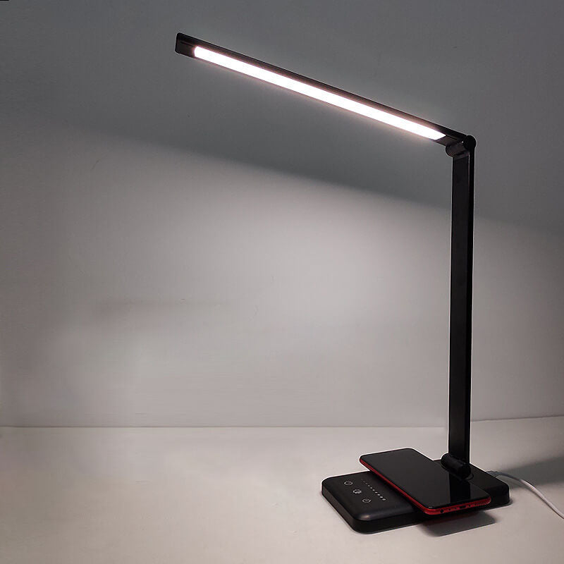 Eye Protection Aluminum Alloy Folding Touch 5-Speed Dimming LED Desk Lamp