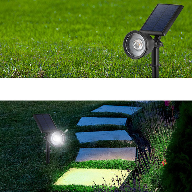 Foco solar decorativo de paisaje para césped y jardín, estilo puesta de sol, de ABS y PS minimalista moderno 