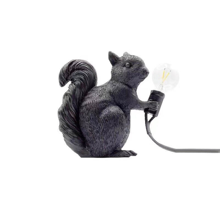 Contemporary  Creative Resin Squirrel 1-Light Decoration Table Lamp for Living Room