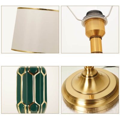 Lampe de sol moderne en céramique verticale à 1 lumière 