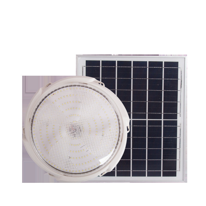 Modern Round Solar LED Remote Control Outdoor Indoor Flush Mount Lighting