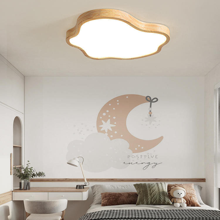 Japanische minimalistische Log Clouds Acryl-LED-Deckenleuchte zur bündigen Montage 