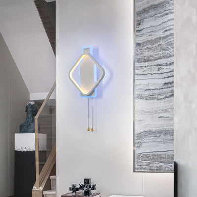مصباح حائط LED عصري مربع الشكل بلون إبداعي 