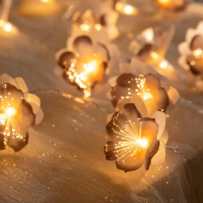 Creative Fiber Optic Flower String Lights LED Decorative String Lights