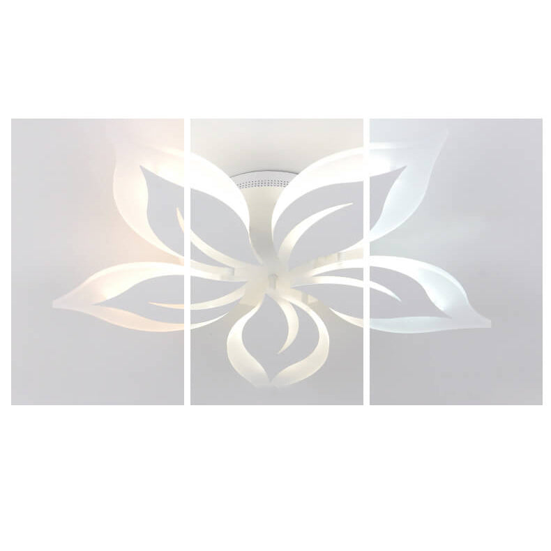 Modern Creative Bauhinia Flower Acrylic LED Flush Mount Ceiling Light