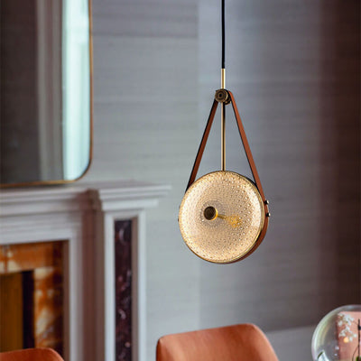 Light Luxury Vintage Belt Creative Design LED Pendant Light