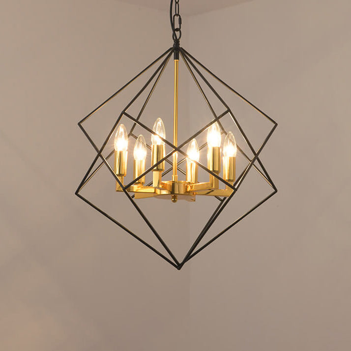 Modern Creative Diamond Iron 4/6-Light Island Light Chandelier