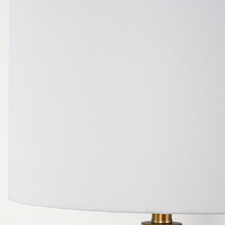 Modern Luxury Flowing Gold Glazed Glass Fabric 1-Light Table Lamp