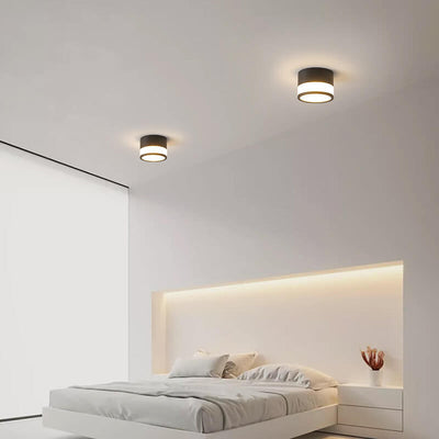 Modern Minimalist 1-Light LED Flush Mount Ceiling Light