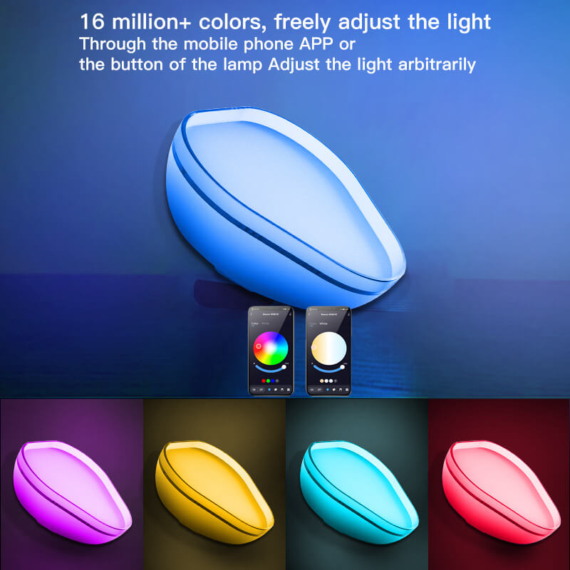 Lámpara de mesa LED con ambiente Bluetooth APP RGB creativa 