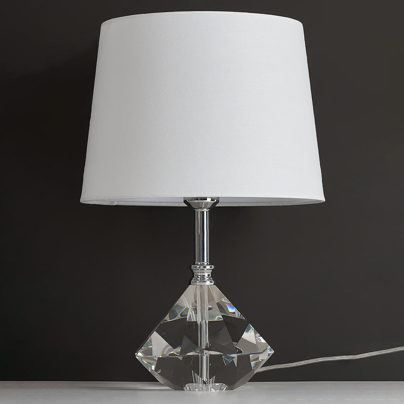 Lampe de table moderne en cristal créatif de luxe léger avec 1 lumière 