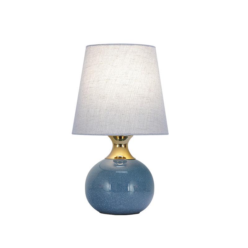 Moderne dekorative Keramik-Tischlampe mit 1 Licht und Touch-Dimmung 