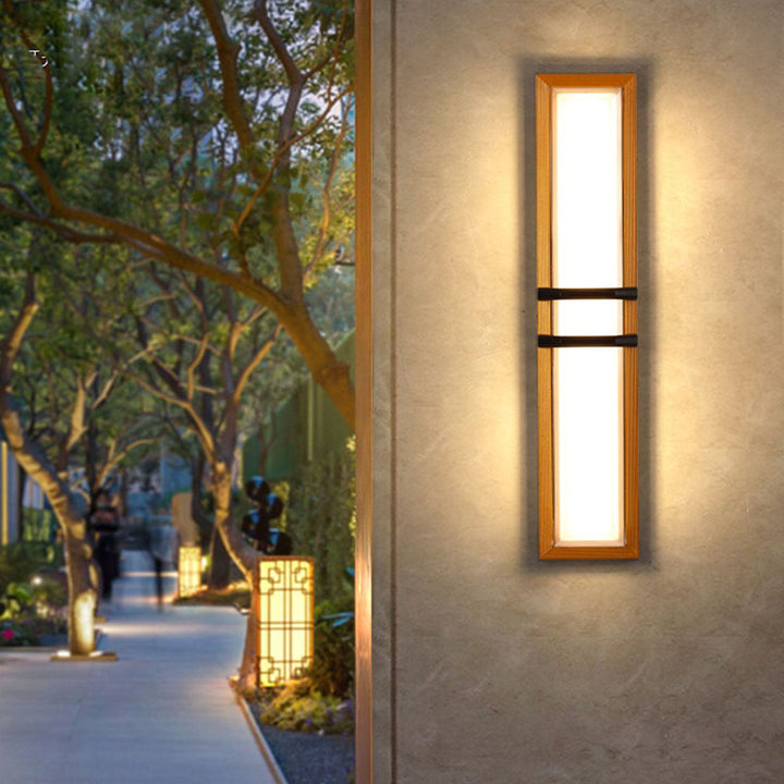 Zeitgenössische industrielle Aluminium-Kubikacryl-Schatten-LED-wasserdichte Wandleuchter-Lampe für Garten 