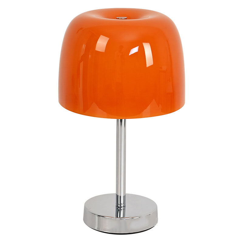 Nordic Vintage Glass Cylinder Dome USB LED Table Lamp