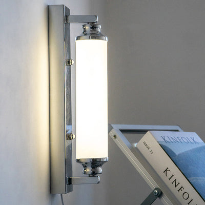 Retro-industrielle LED-Wandleuchte mit langem Stab und zylindrischem Design 