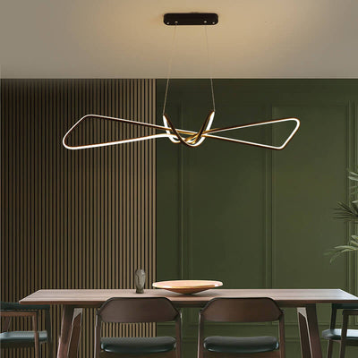 Creative Light Luxury Bow Design LED-Kronleuchter 