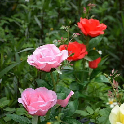 Moderne Blumen-Solar-Rasen-LED-Garten-Boden-Einsatz-Landschaftslicht im Freien 