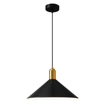 Nordic Minimalist Iron Triangle Cone 1-Light Pendant Light
