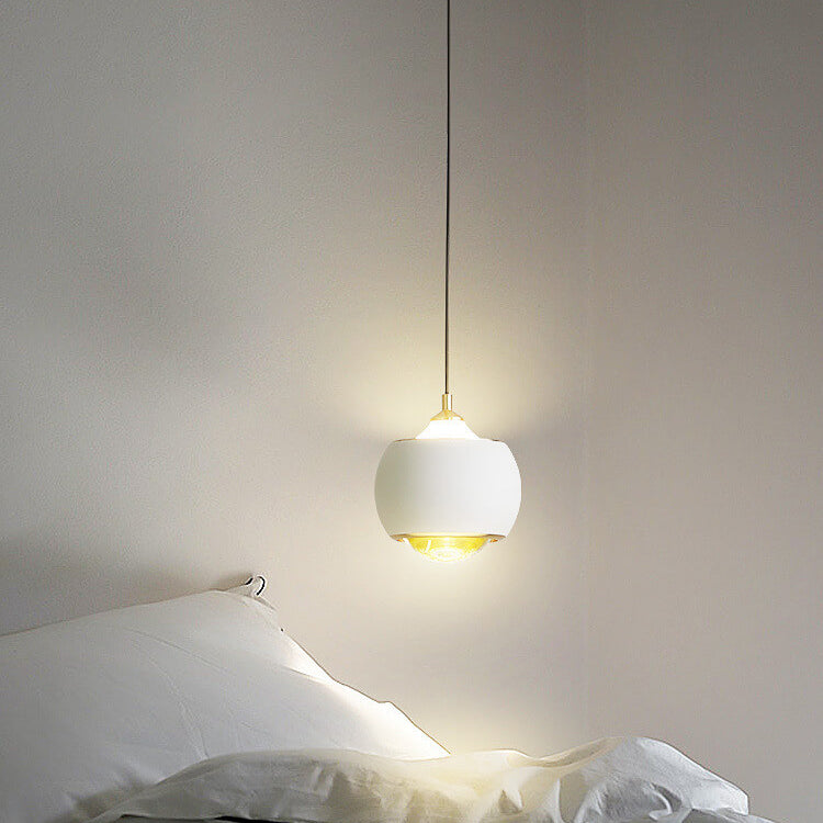 Modern Minimalist Orb Ball Iron Liftable LED Pendant Light