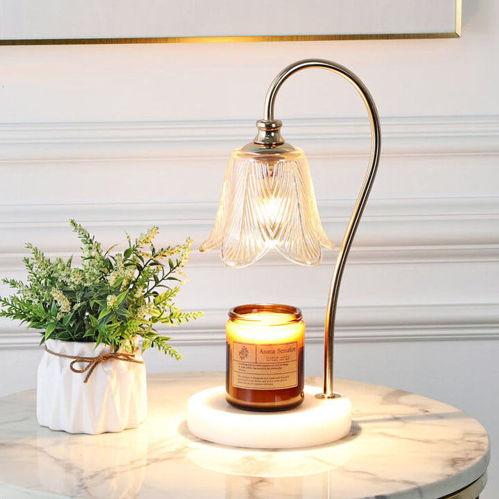 Lampe de table Nordic Light Luxury Log Marble 1-Light Melting Wax 