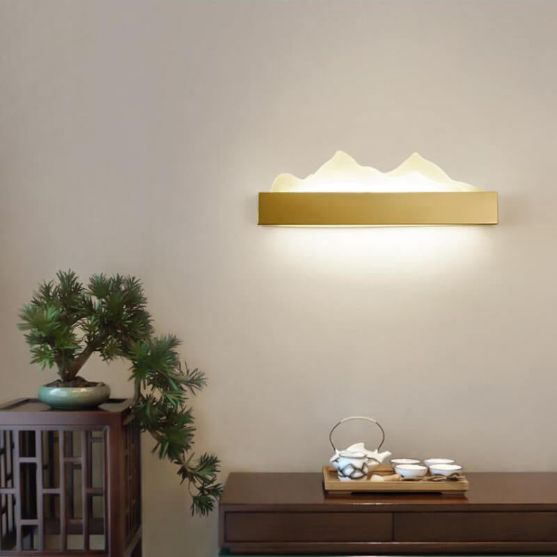 Creative Acrylic Chinese Iceberg Design LED Wall Sconce Lamp