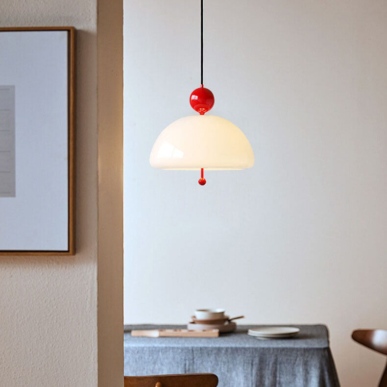 Moderne Einfachheit Floraler Glasschirm Kugel Dekor 3-Leuchten Pendelleuchte für Wohnzimmer 