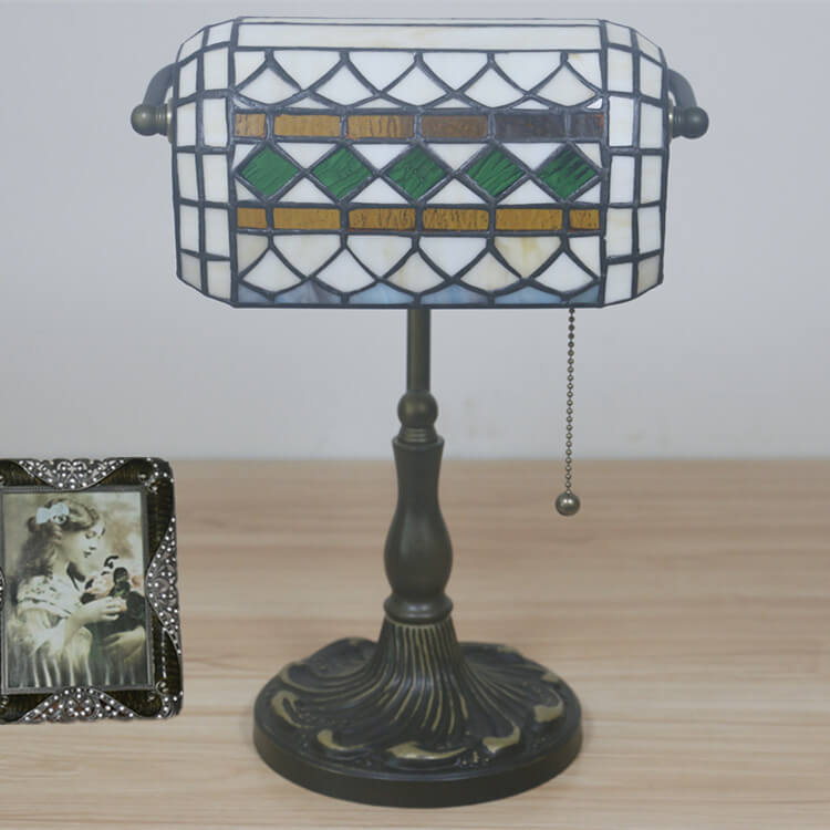 European Vintage Tiffany 1-Light Table Lamp