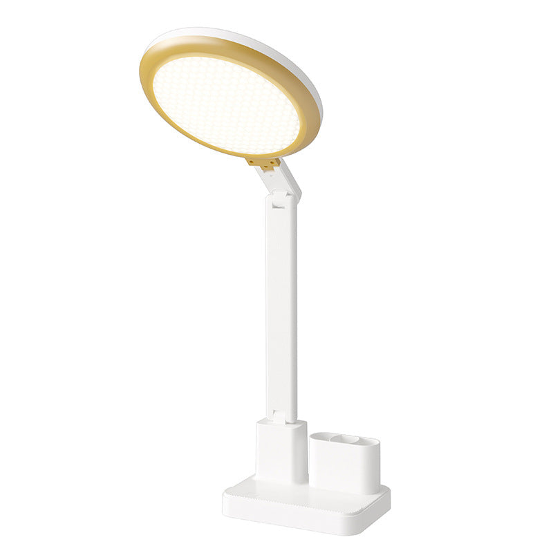 Modern Eye-Care Foldable Plastic USB Rechargeable LED Table Lamp