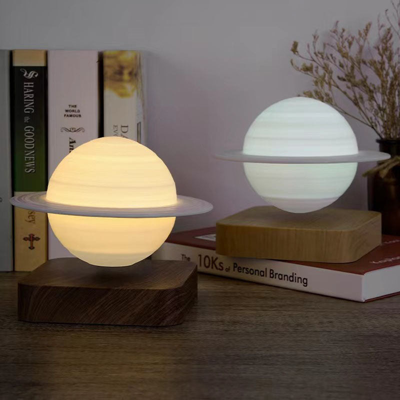 Modern Creative Suspension Magnetic Floating Moon LED Table Lamp