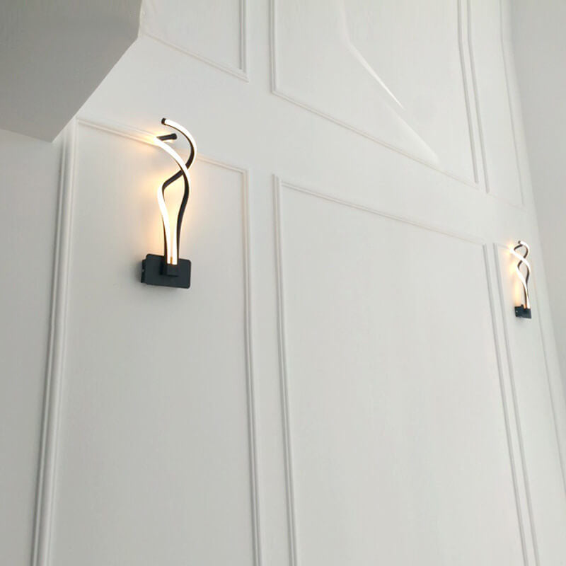 مصباح حائط LED على شكل خطوط إبداعية إسكندنافية 
