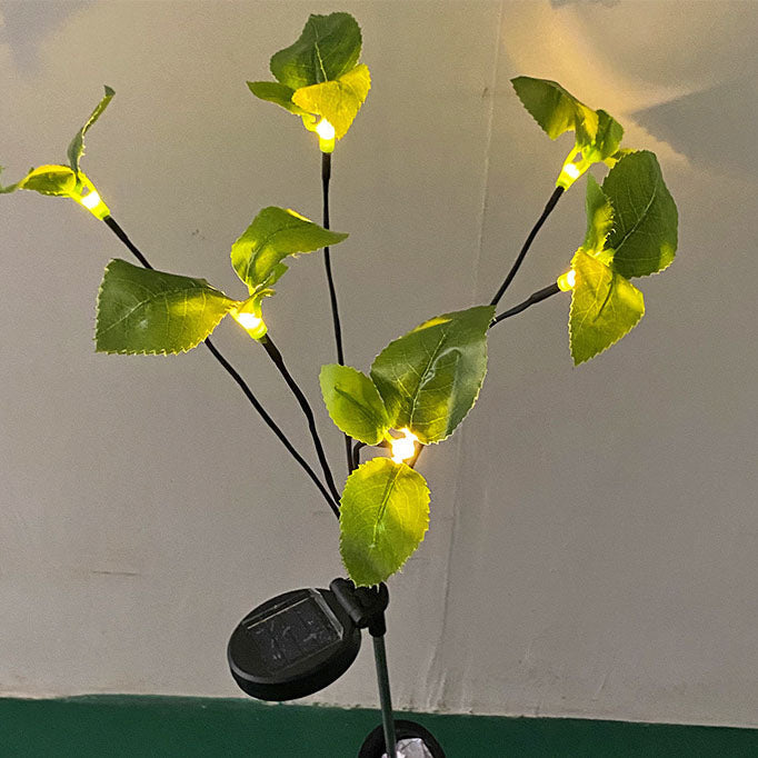 يرقة النار الحديثة تترك ضوء حديقة LED شمسي خارجي قابل للإدخال في الأرض 