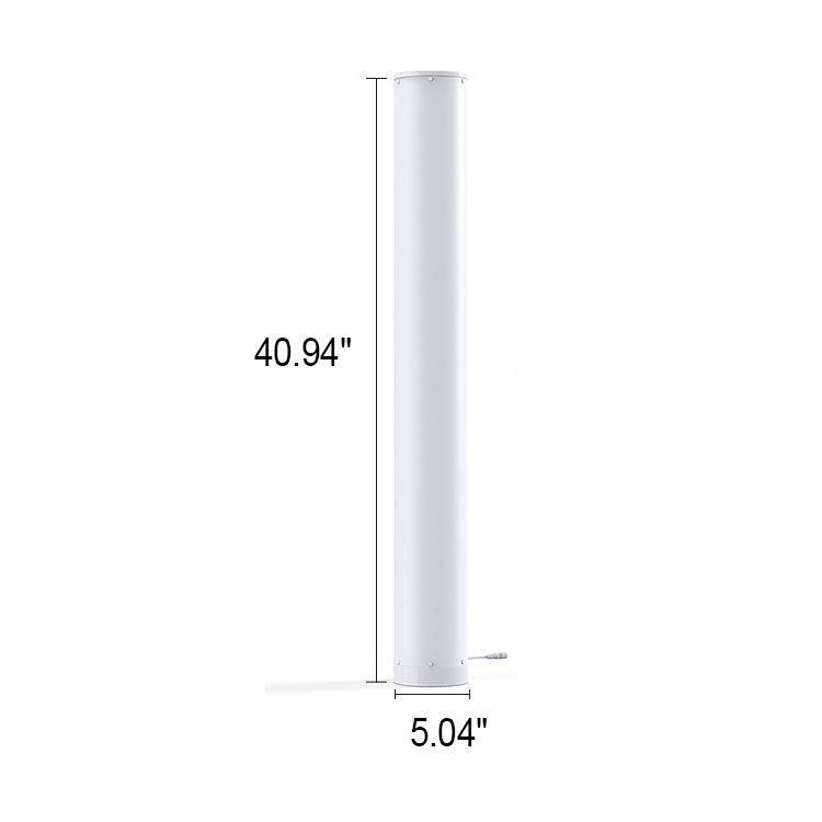 Lámpara de pie de control remoto con aplicación LED de columna musical de ilusión RGB 