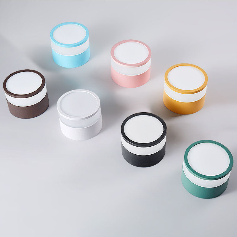 Modern Solid Color Cylinder Aluminum LED Flush Mount Light