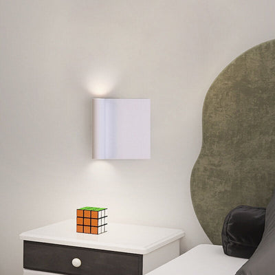 Modern Minimalist Square Up and Down Illuminated LED Wall Sconce Lamp