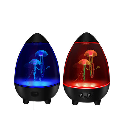 Protection des yeux créative USB méduse conception LED veilleuse lampe de table 