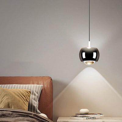 Modern Light Luxury Aluminum Mini Column Spotlight LED Liftable Adjustable Pendant Light